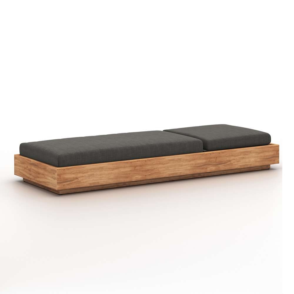 Four Hands - Kinta Outdoor Chaise - Charcoal - 109167-001 veiw 5