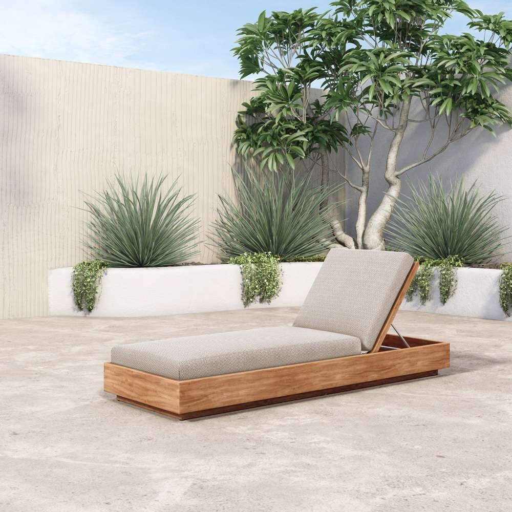 Four Hands - Kinta Outdoor Chaise Lounge - Faye Sand - 109167-004 veiw 7