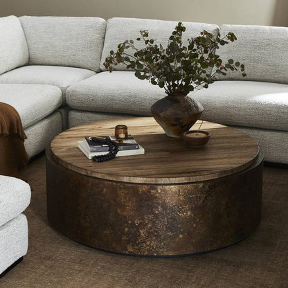 Four Hands - Kipp Coffee Table - Burnt Bleached Oak Resawn - 243347-001 view 4