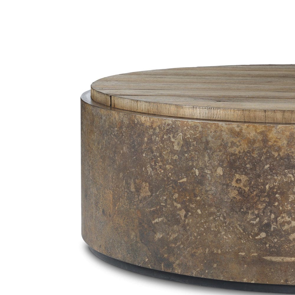 Four Hands - Kipp Coffee Table - Burnt Bleached Oak Resawn - 243347-001 view 8