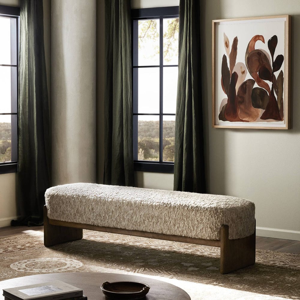 Four Hands - Kirby Accent Bench - Solema Cream - 242452-001 view 4