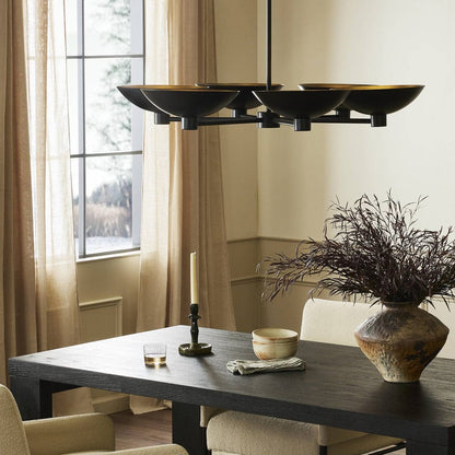 Four Hands - Klaus Chandelier - Jet Black - 240541-002 view 3