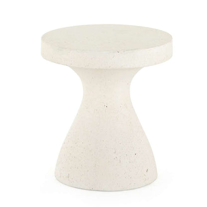 Four Hands - Koda Outdoor End Table - Textured White - 224359-001 veiw 1
