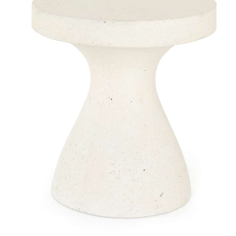 Four Hands - Koda Outdoor End Table - Textured White - 224359-001 veiw 2