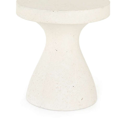 Four Hands - Koda Outdoor End Table - Textured White - 224359-001 veiw 2