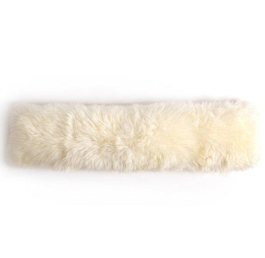 Four Hands - Lalo Lambskin Lumbar Pillow - White Lambskin - 223339-001 view 1
