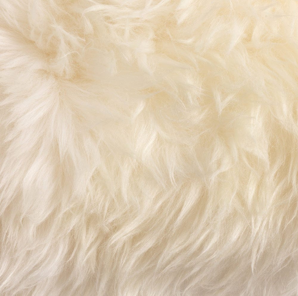Four Hands - Lalo Lambskin Lumbar Pillow - White Lambskin - 223846-005 view 3