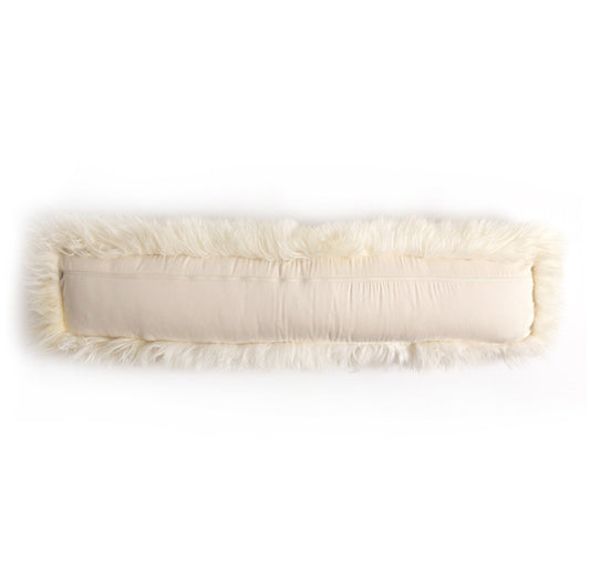 Four Hands - Lalo Lambskin Lumbar Pillow - White Lambskin - 223846-005 view 6