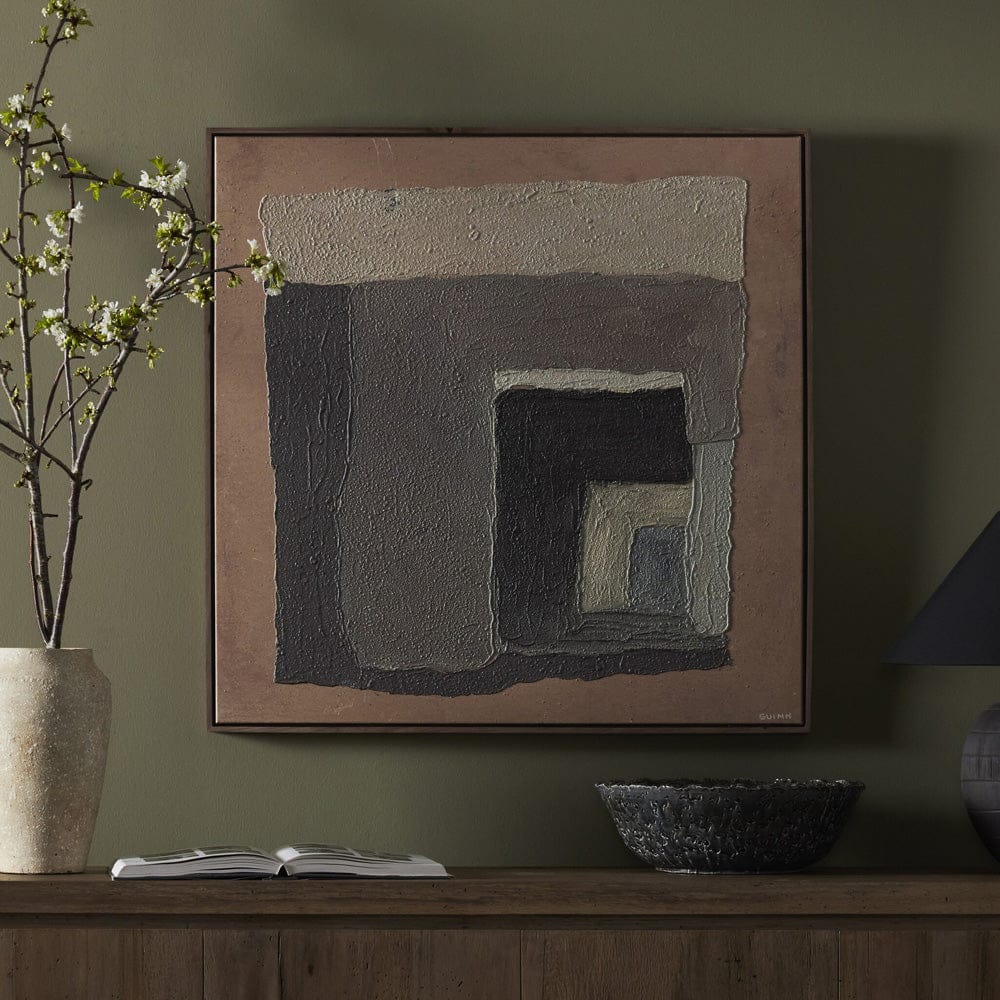 Four Hands - Landmarks No. 3 by Tyler Guinn - Rustic Walnut Floater - 240373-001 view 4
