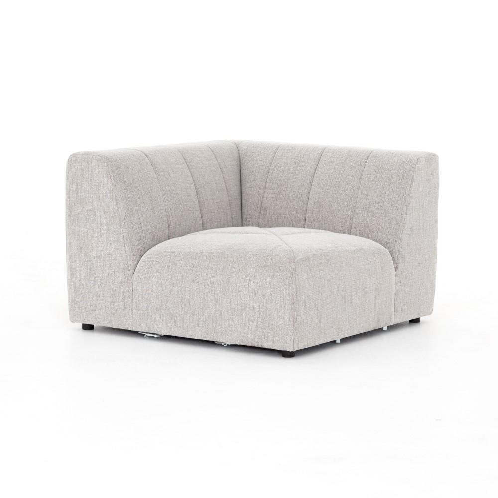 Four Hands - Langham Channeled Corner Piece - CGRY-001-320-CNR veiw 1