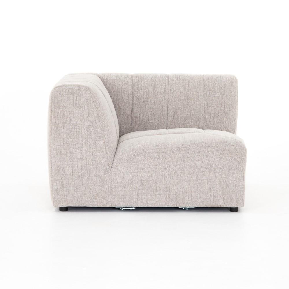 Four Hands - Langham Channeled Corner Piece - CGRY-001-320-CNR veiw 3