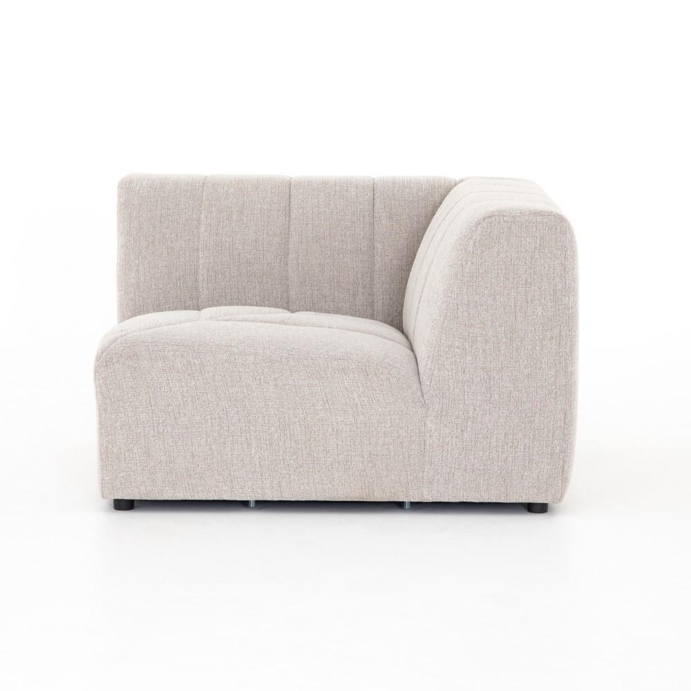 Four Hands - Langham Channeled Corner Piece - CGRY-001-320-CNR veiw 4