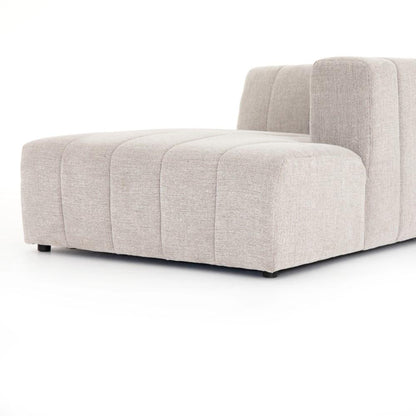 Four Hands - Langham Channeled Raf Chaise Piece - CGRY-001-320-RAFC veiw 3