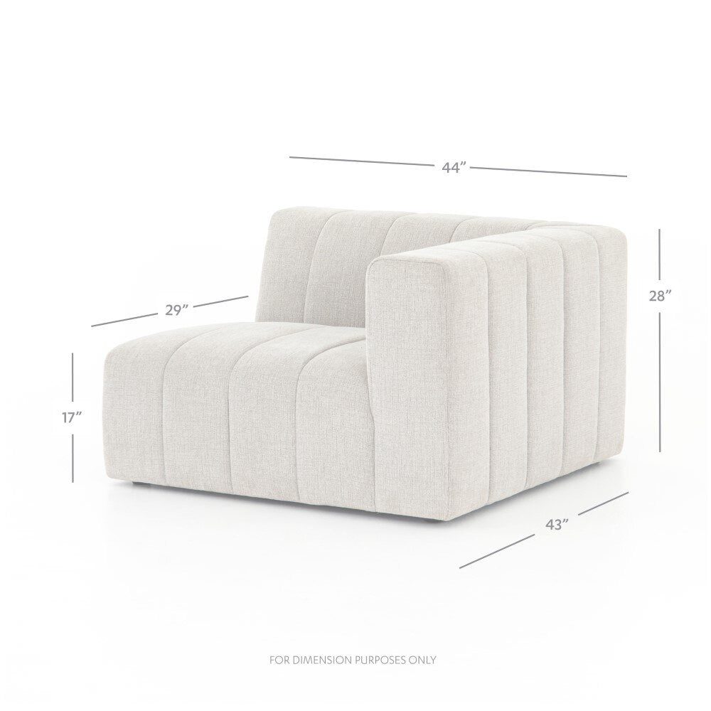 Four Hands - Langham Channeled Raf Piece - CGRY-001-320-RARM veiw 3