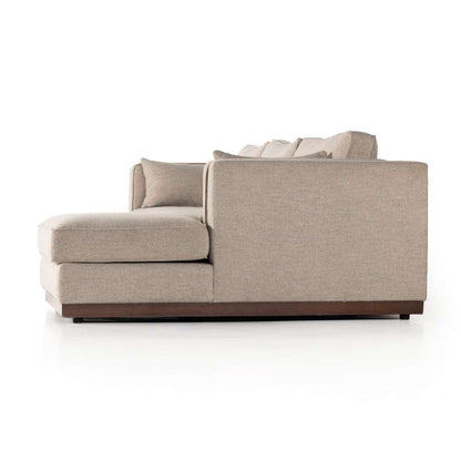 Four Hands - Lawrence 2pc Raf Sectional - Nova Taupe - 236169-001 veiw 3
