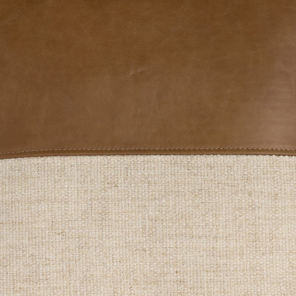 Four Hands - Leather and Linen Pillow - Sonoma Butterscotch - 235785-002 view 5