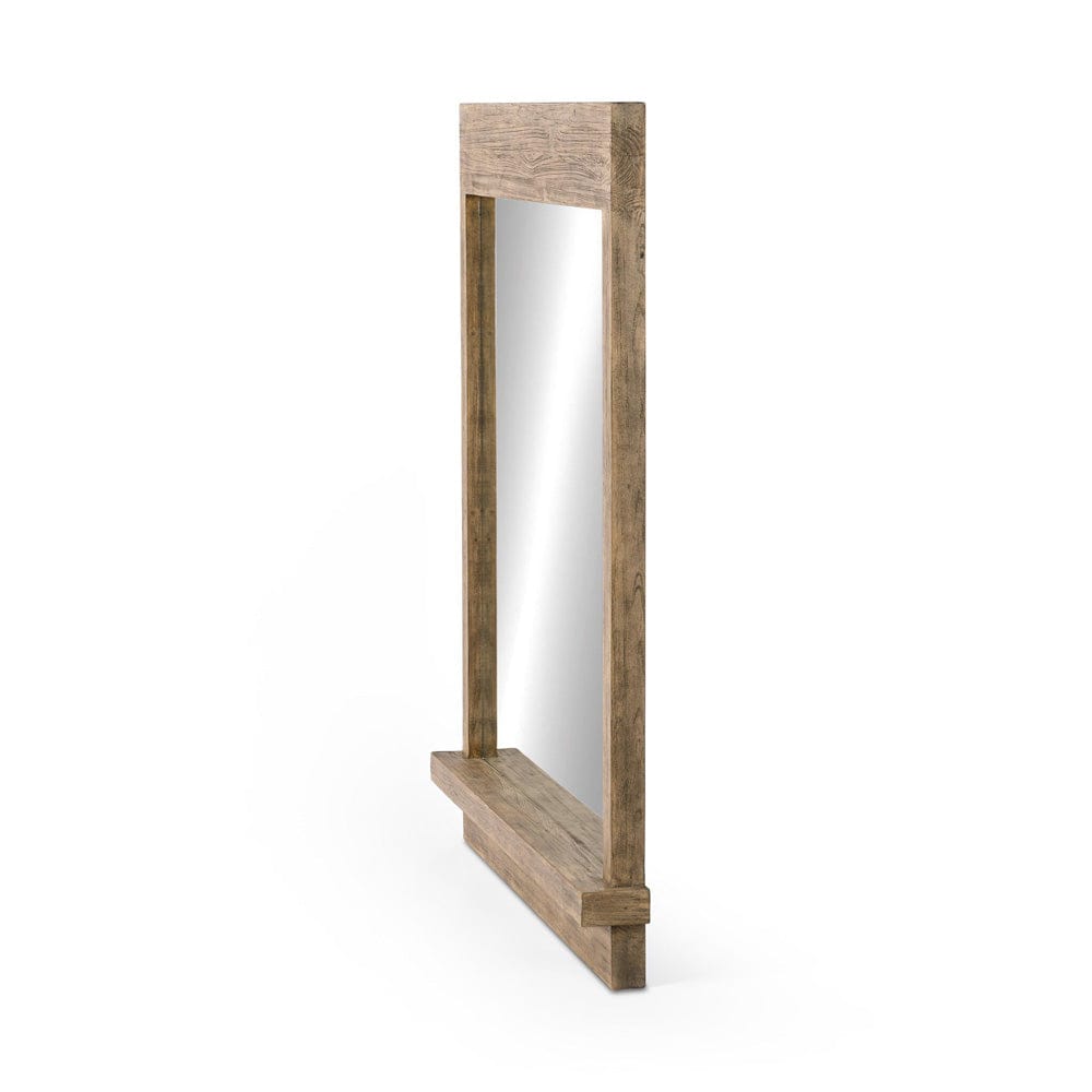 Four Hands - Ledge Wall Mirror - Distressed Light Pine - 241605-001 view 3