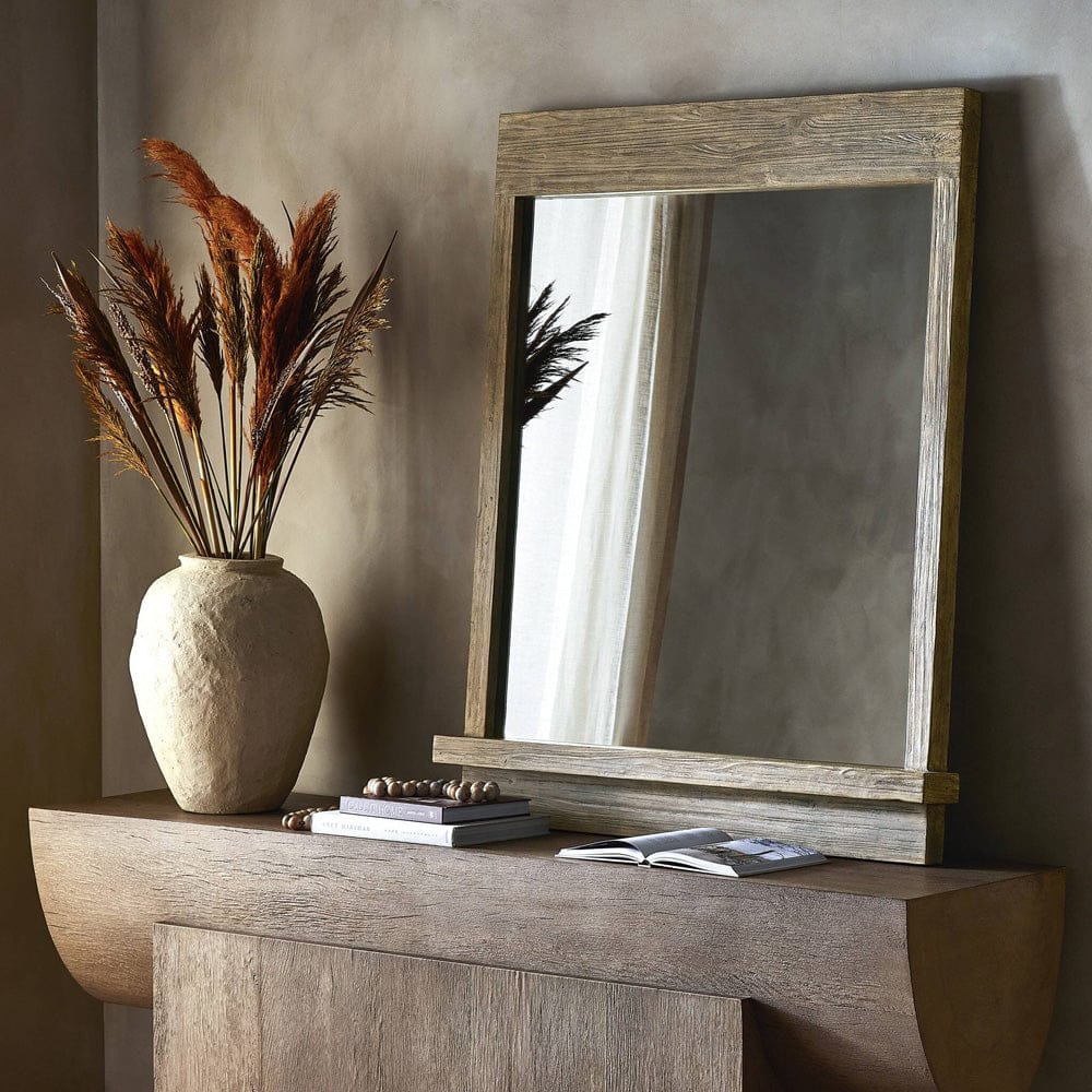 Four Hands - Ledge Wall Mirror - Distressed Light Pine - 241605-001 view 4