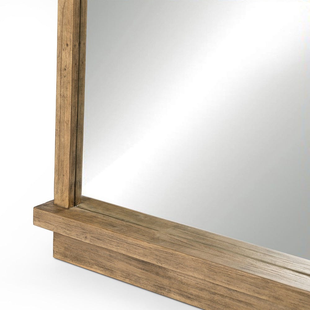 Four Hands - Ledge Wall Mirror - Distressed Light Pine - 241605-001 view 7