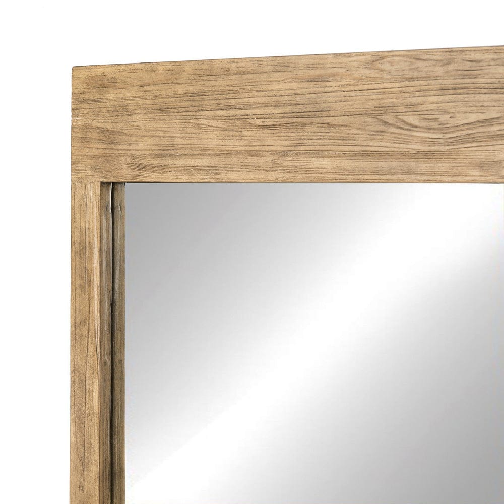 Four Hands - Ledge Wall Mirror - Distressed Light Pine - 241605-001 view 8