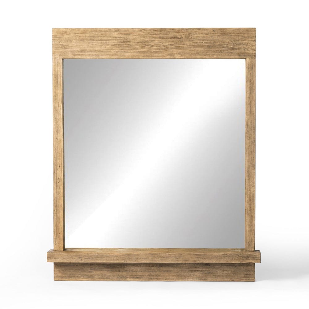 Four Hands - Ledge Wall Mirror - Distressed Light Pine - 241605-001 view 9
