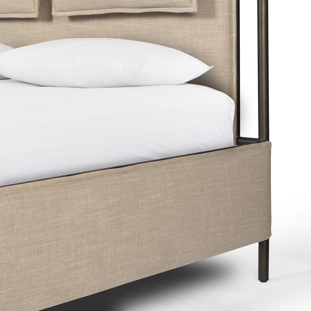 Four Hands - Leigh Canopy Bed - Palm Ecru - 242961-001 view 9