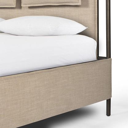 Four Hands - Leigh Canopy Bed - Palm Ecru - 242961-002 view 9