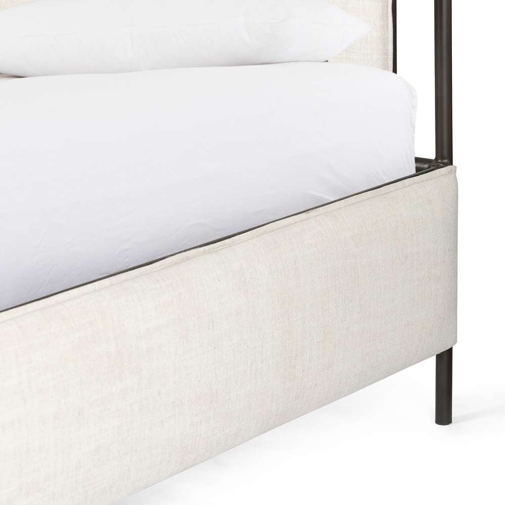 Four Hands - Leigh Queen Upholstered Bed - Hockney Ivory - 105885-007 veiw 7
