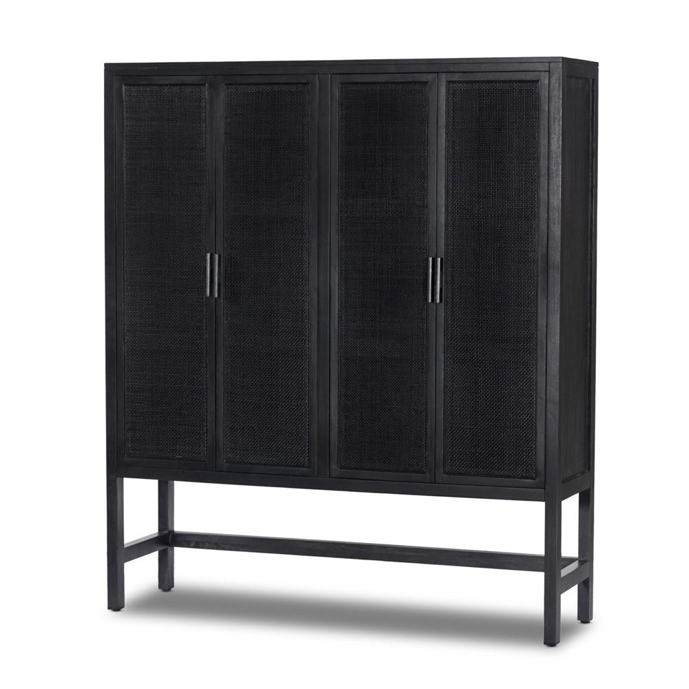 Four Hands - Leighton - Caprice Cabinet - Black Wash Mango - 108910-005 veiw 1