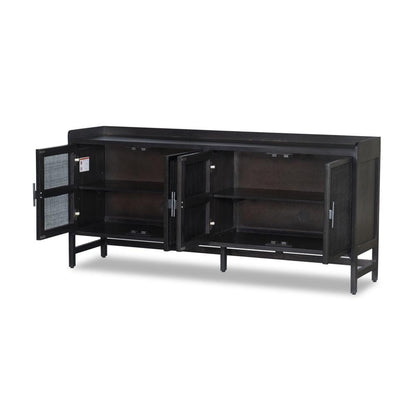 Four Hands - Leighton - Caprice Sideboard 72in - Black Wash Mango - 108909-003 veiw 3