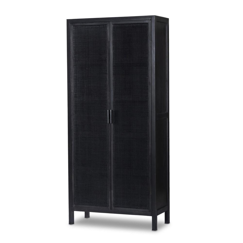 Four Hands - Leighton - Caprice Tall Cabinet - Black Wash Mango - 234772-003 veiw 1