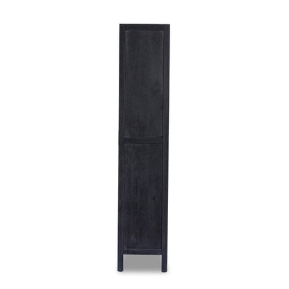 Four Hands - Leighton - Caprice Tall Cabinet - Black Wash Mango - 234772-003 veiw 3