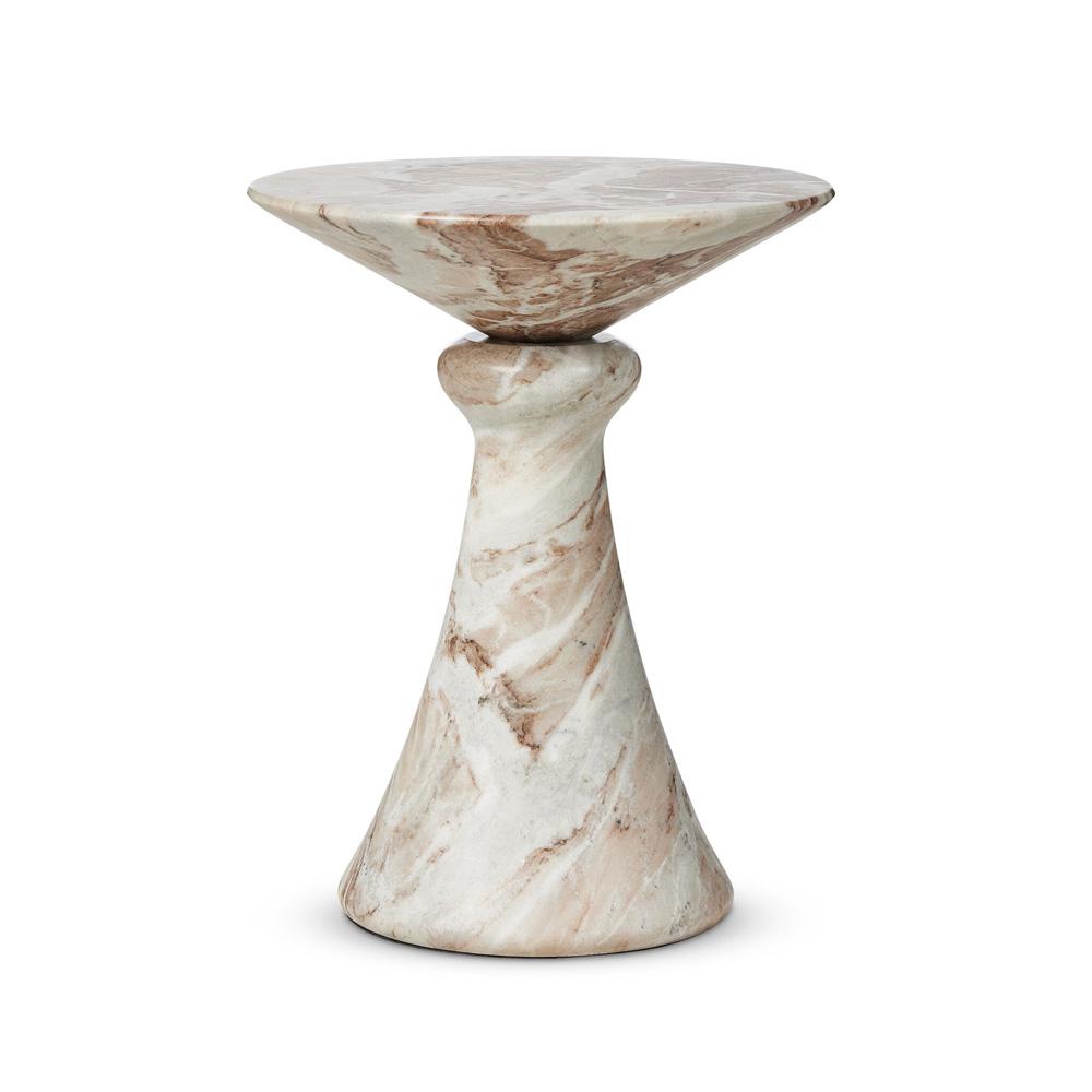 Four Hands - Leighton - Connie End Table - Sawar Marble - 246641-001 veiw 1