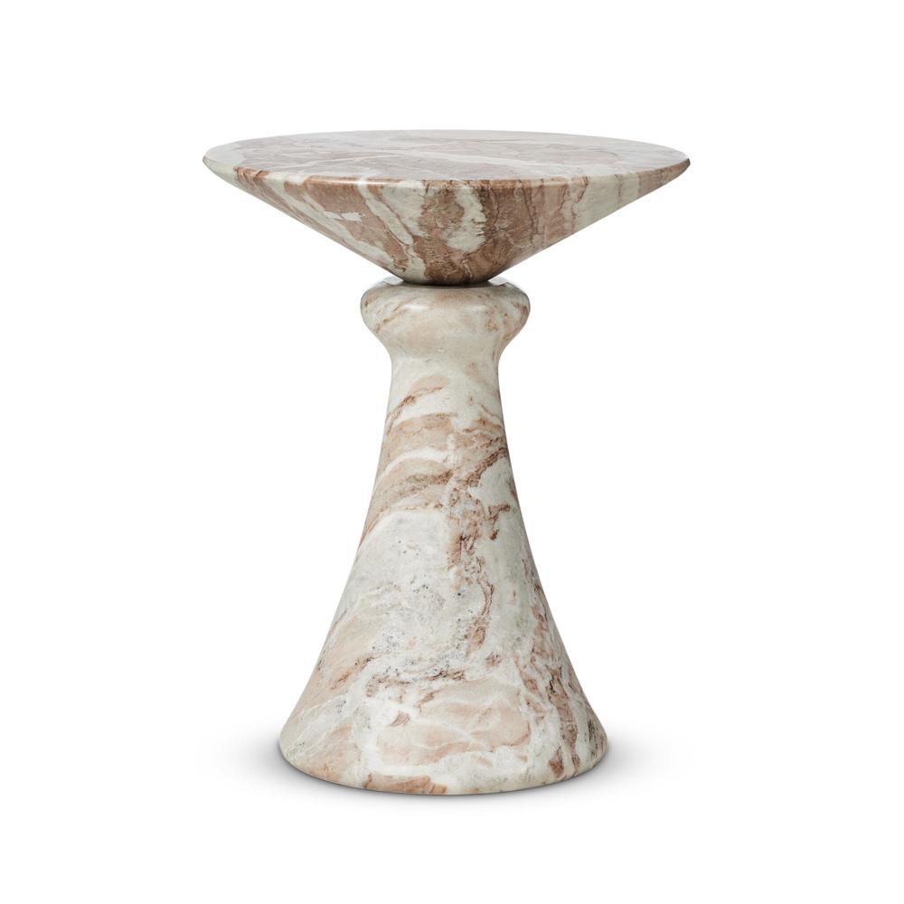 Four Hands - Leighton - Connie End Table - Sawar Marble - 246641-001 veiw 2