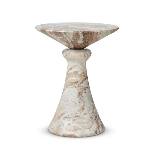 Four Hands - Leighton - Connie End Table - Sawar Marble - 246641-001 veiw 2