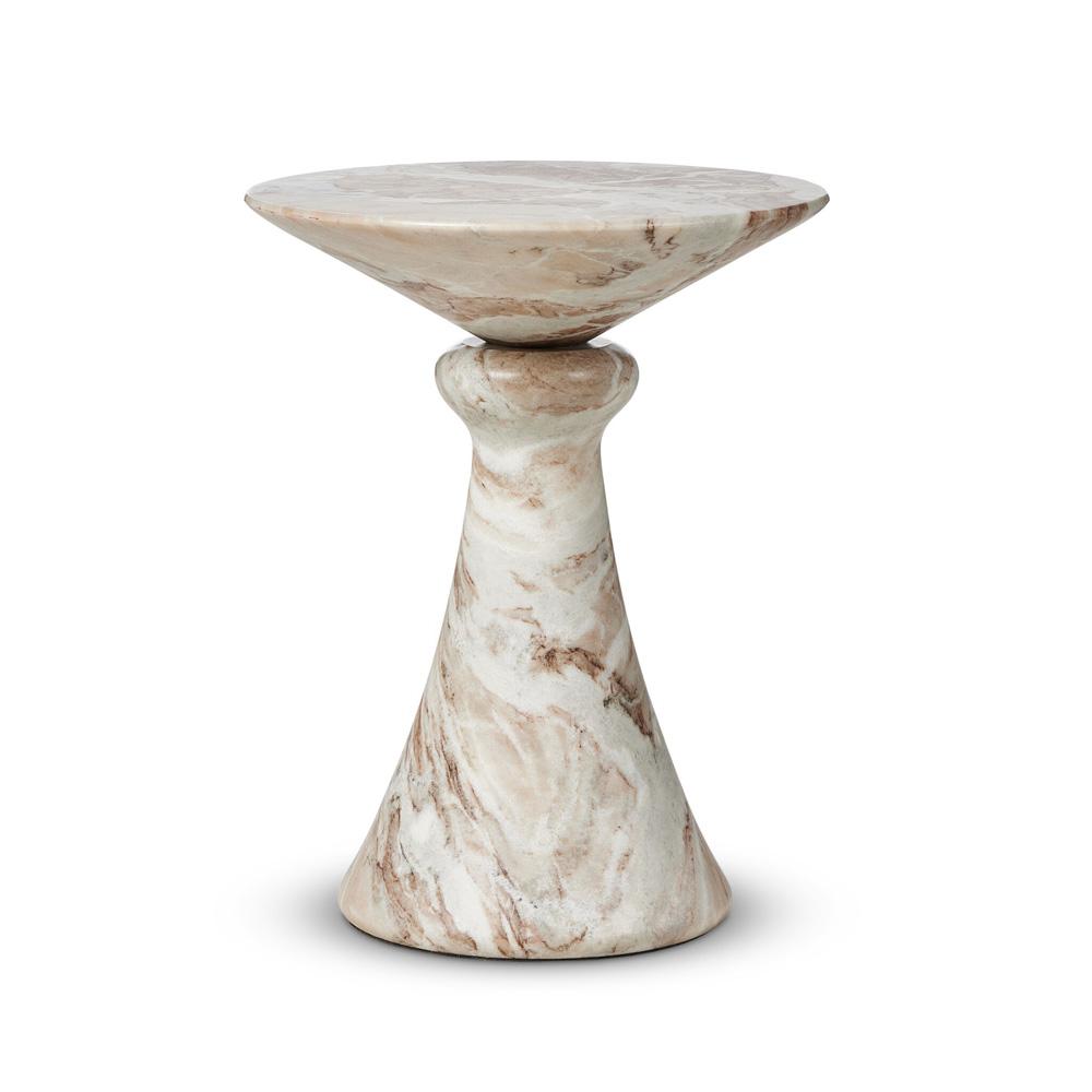 Four Hands - Leighton - Connie End Table - Sawar Marble - 246641-001 veiw 3
