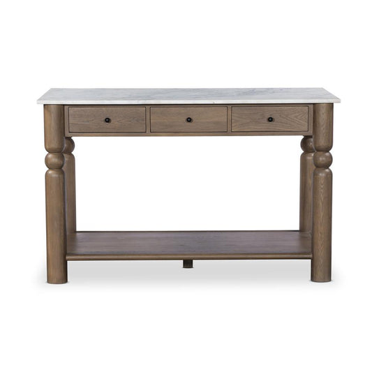 Four Hands - Leighton - Dothan Kitchen Island - White Marble - 236944-003 veiw 2