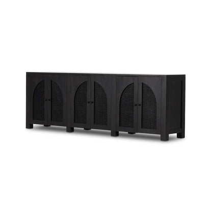 Four Hands - Leighton - Tilda 6 Door Sideboard-Black Wash Mango - 236163-001 veiw 1