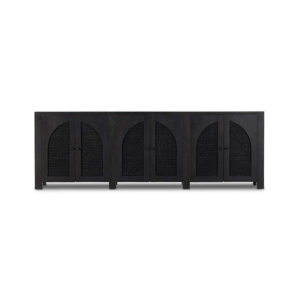 Four Hands - Leighton - Tilda 6 Door Sideboard-Black Wash Mango - 236163-001 veiw 6