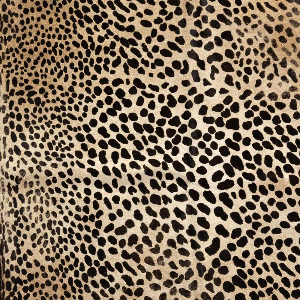 Four Hands - Leopard Printed Hide Rug - Brown & Black - 227528-002 veiw 3
