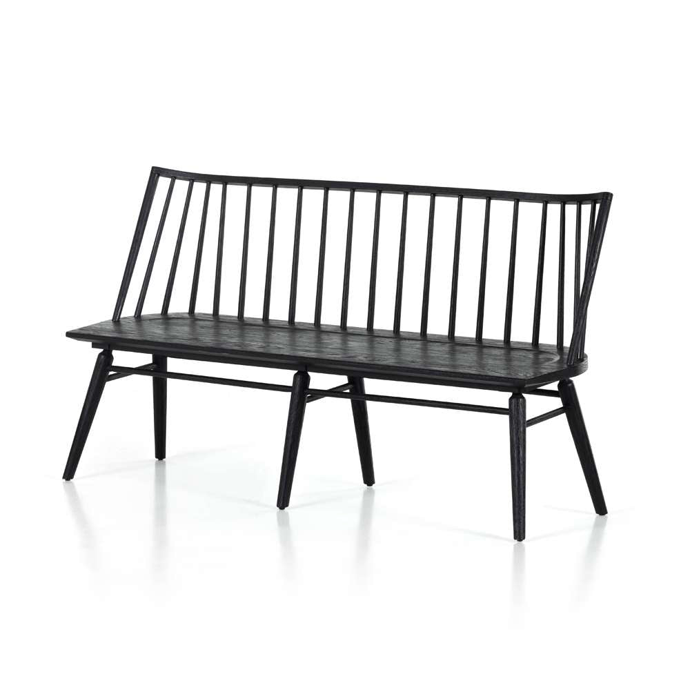 Four Hands - Lewis Dining Bench - Black Oak - 227892-002 veiw 1