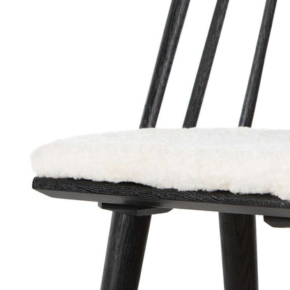Four Hands - Lewis Windsor Bar Stool With Cushion - Black - 228387-013 veiw 8