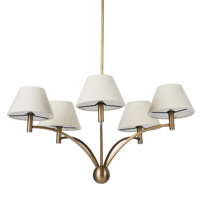 Four Hands - Linus Chandelier - Aged Brass Iron - 243568-001 view 3