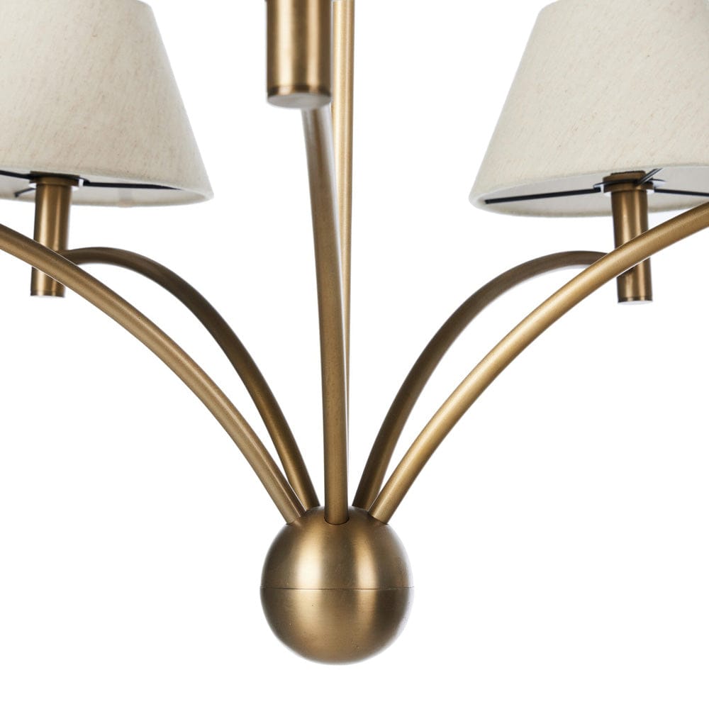 Four Hands - Linus Chandelier - Aged Brass Iron - 243568-001 view 10