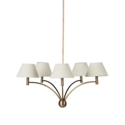 Four Hands - Linus Chandelier - Aged Brass Iron - 243568-001 view 12