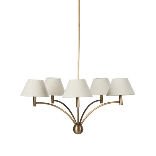 Four Hands - Linus Chandelier - Aged Brass Iron - 243568-001 view 12
