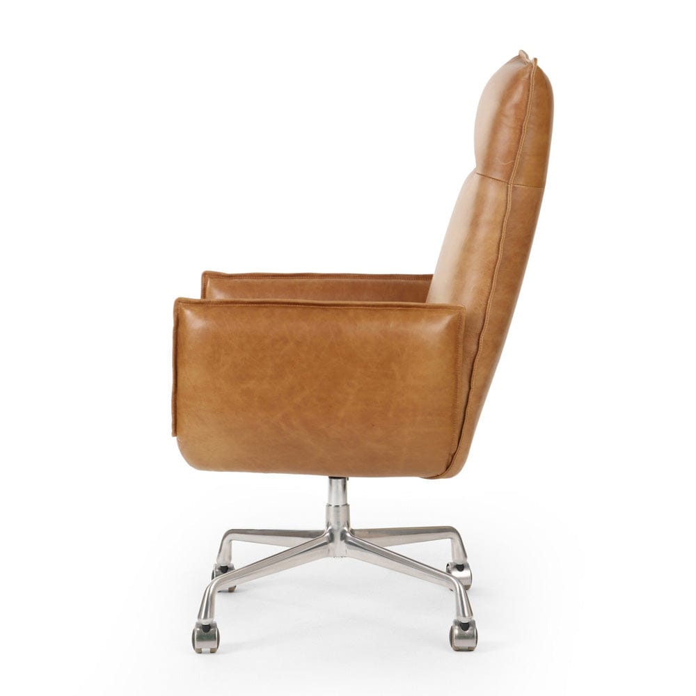 Four Hands - Lionel Desk Chair - Chaps Saddle - 246417-003 view 3