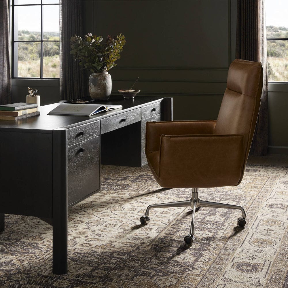 Four Hands - Lionel Desk Chair - Chaps Saddle - 246417-003 view 4
