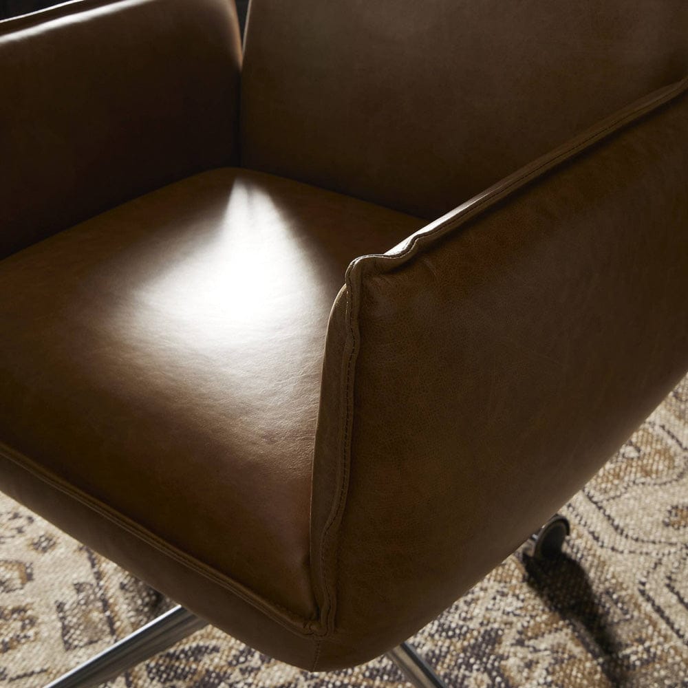 Four Hands - Lionel Desk Chair - Chaps Saddle - 246417-003 view 9