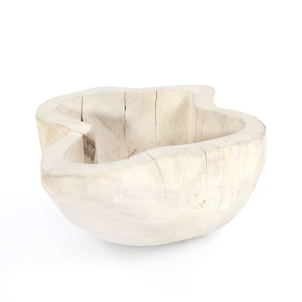 Four Hands - Live Edge Bowl - Ivory - 225672-002 veiw 1